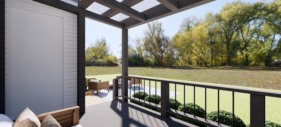Covered Patio Design — 3D Designs project by DFC Home Improvement