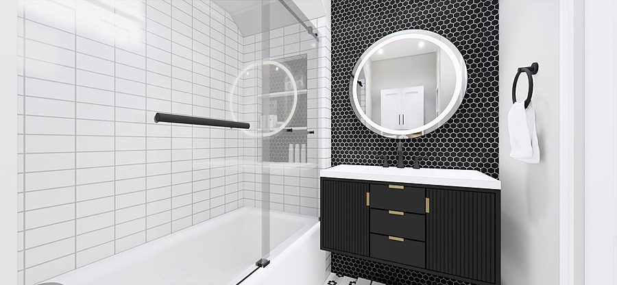 Spa Bath Retreat — 3D Designs by DFC Home Improvement