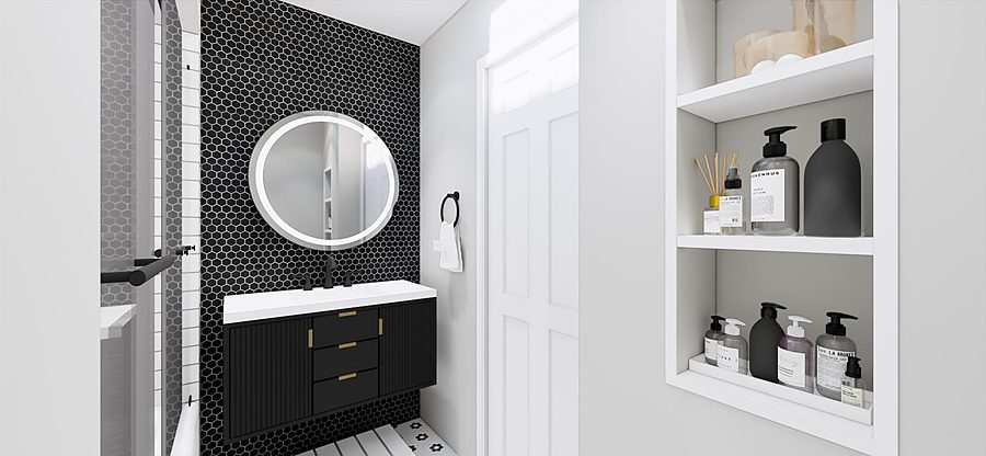 Spa Bath Retreat — 3D Designs by DFC Home Improvement