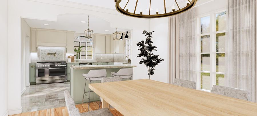 Sage Kitchen Concept — 3D Designs project by DFC Home Improvement