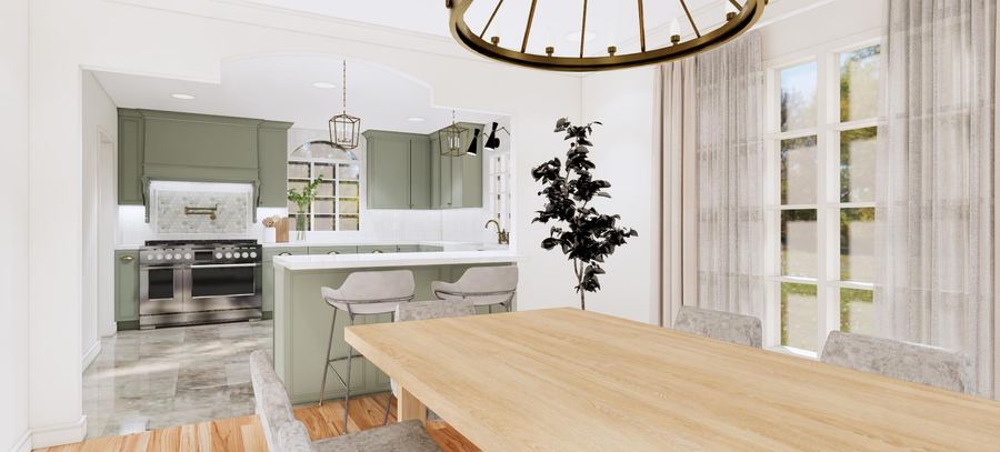 Sage Kitchen Concept — 3D Designs project by DFC Home Improvement