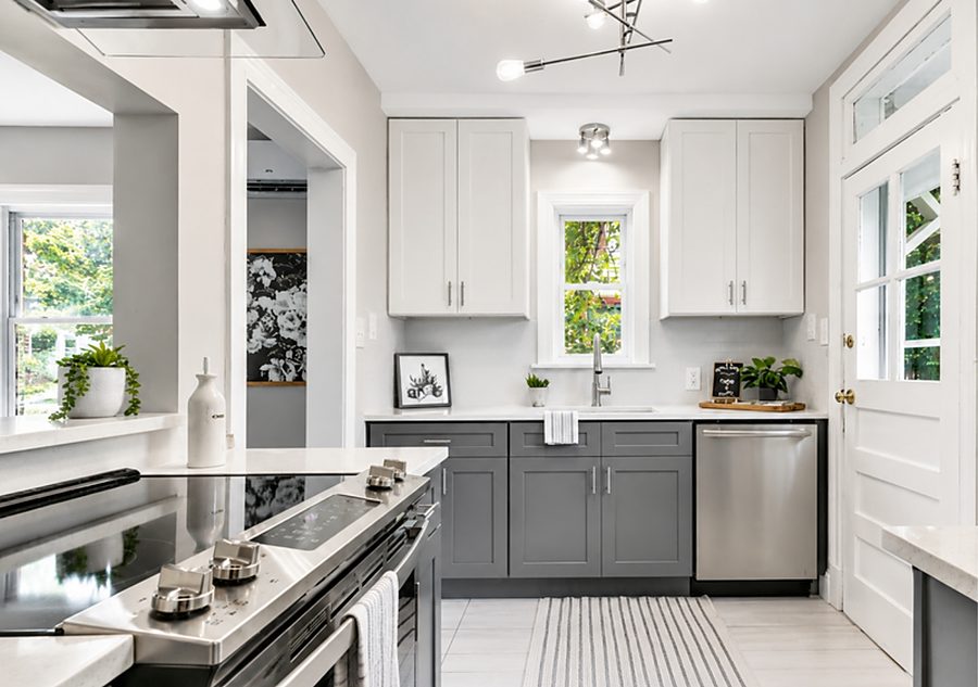 Bright Galley Kitchen — Kitchens by DFC Home Improvement