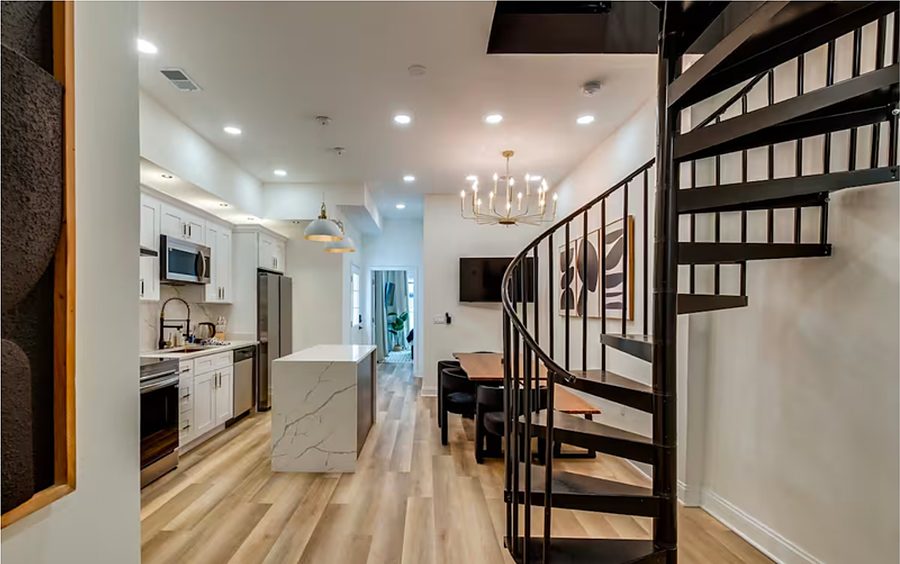Warm Wood Accent Kitchen — Kitchens by DFC Home Improvement