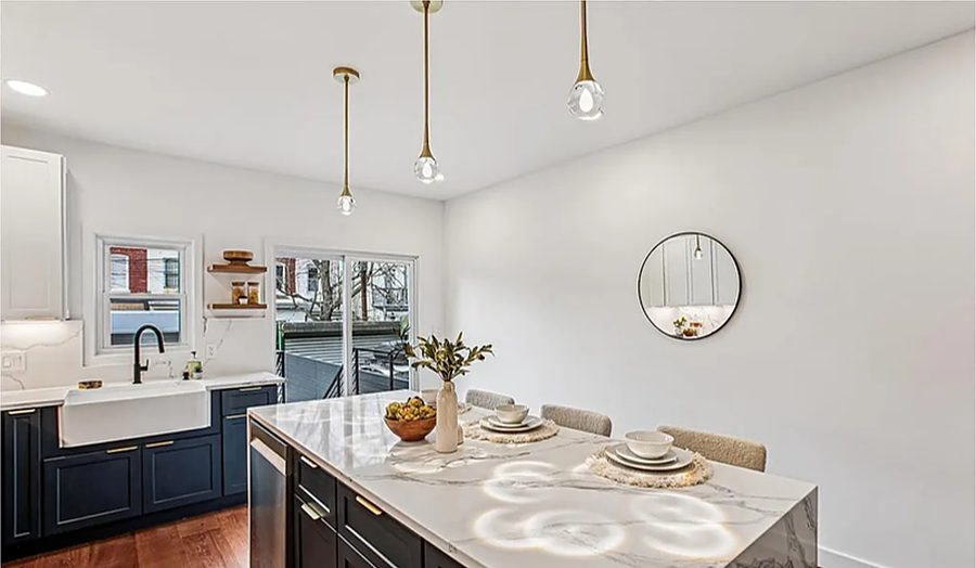 Coastal Navy Island — Kitchens by DFC Home Improvement