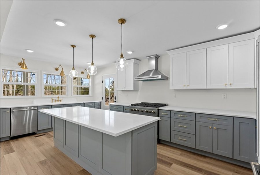 Classic White & Gray — Kitchens by DFC Home Improvement