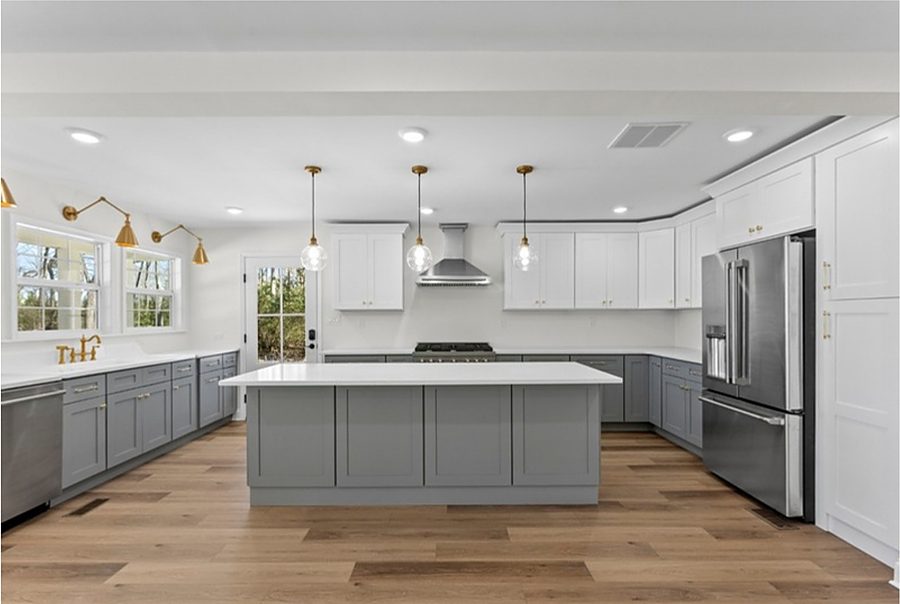 Classic White & Gray — Kitchens by DFC Home Improvement