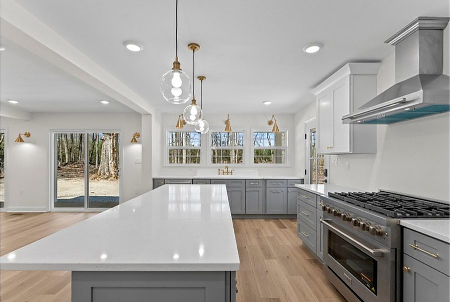 Classic White & Gray — Kitchens by DFC Home Improvement