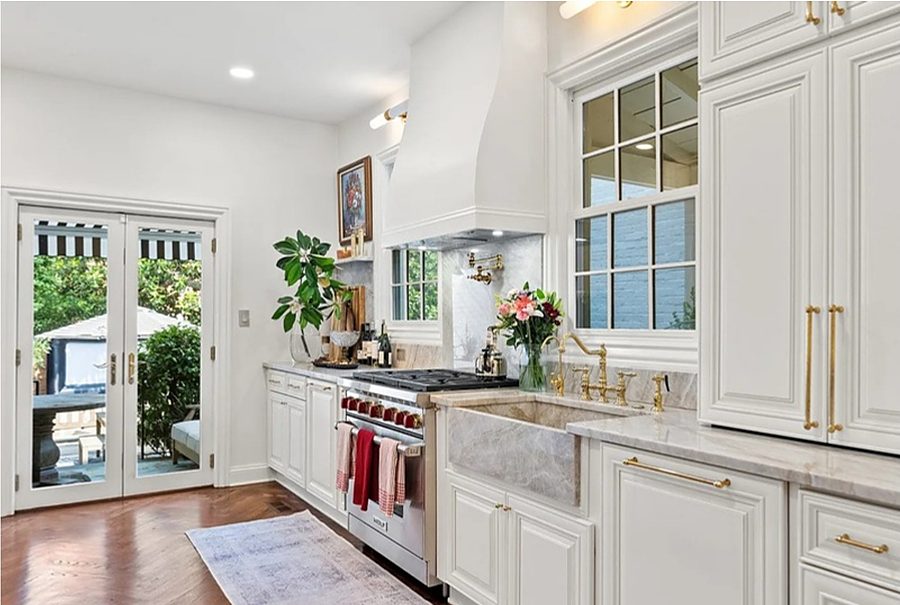 Marble & Brass Kitchen — Kitchens by DFC Home Improvement