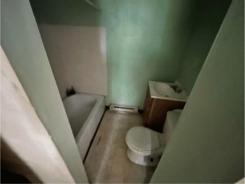Marble Spa Bath — before renovation by DFC Home Improvement