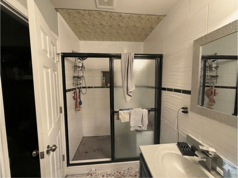 Freestanding-Tub Retreat — before renovation by DFC Home Improvement
