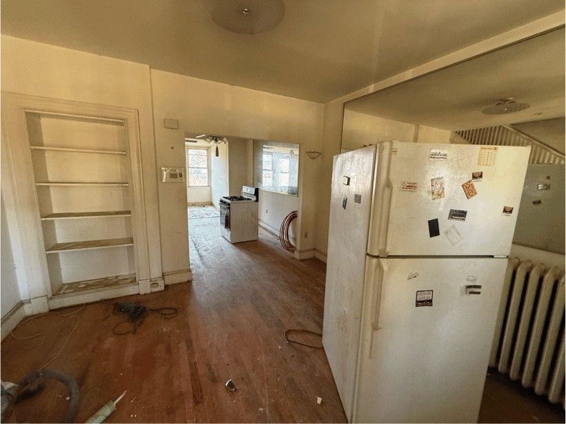 White & Navy Chef's Kitchen — before renovation by DFC Home Improvement