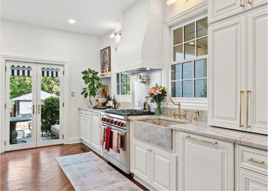 Marble & Brass Kitchen — finished project by DFC Home Improvement